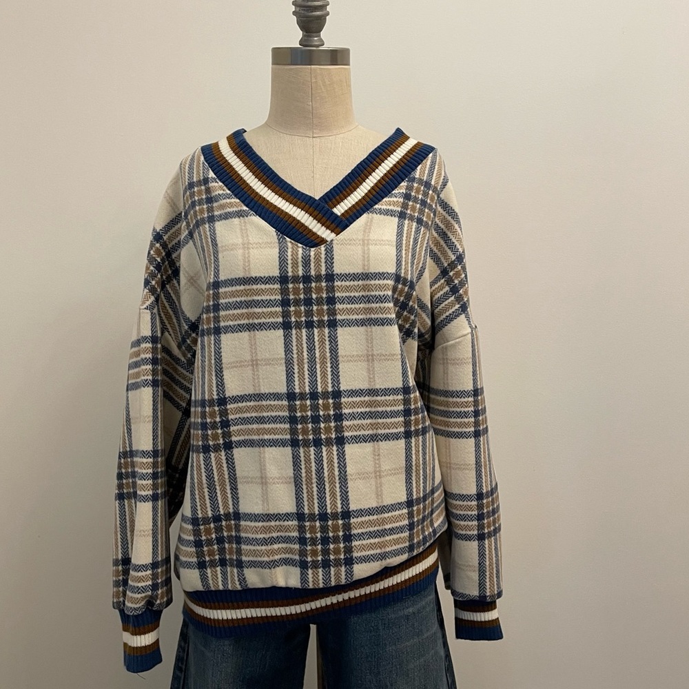 Plaid Sweater